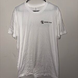 White Claw Shore Club T-Shirt Large (L) Promotional Merch Tultex Mens